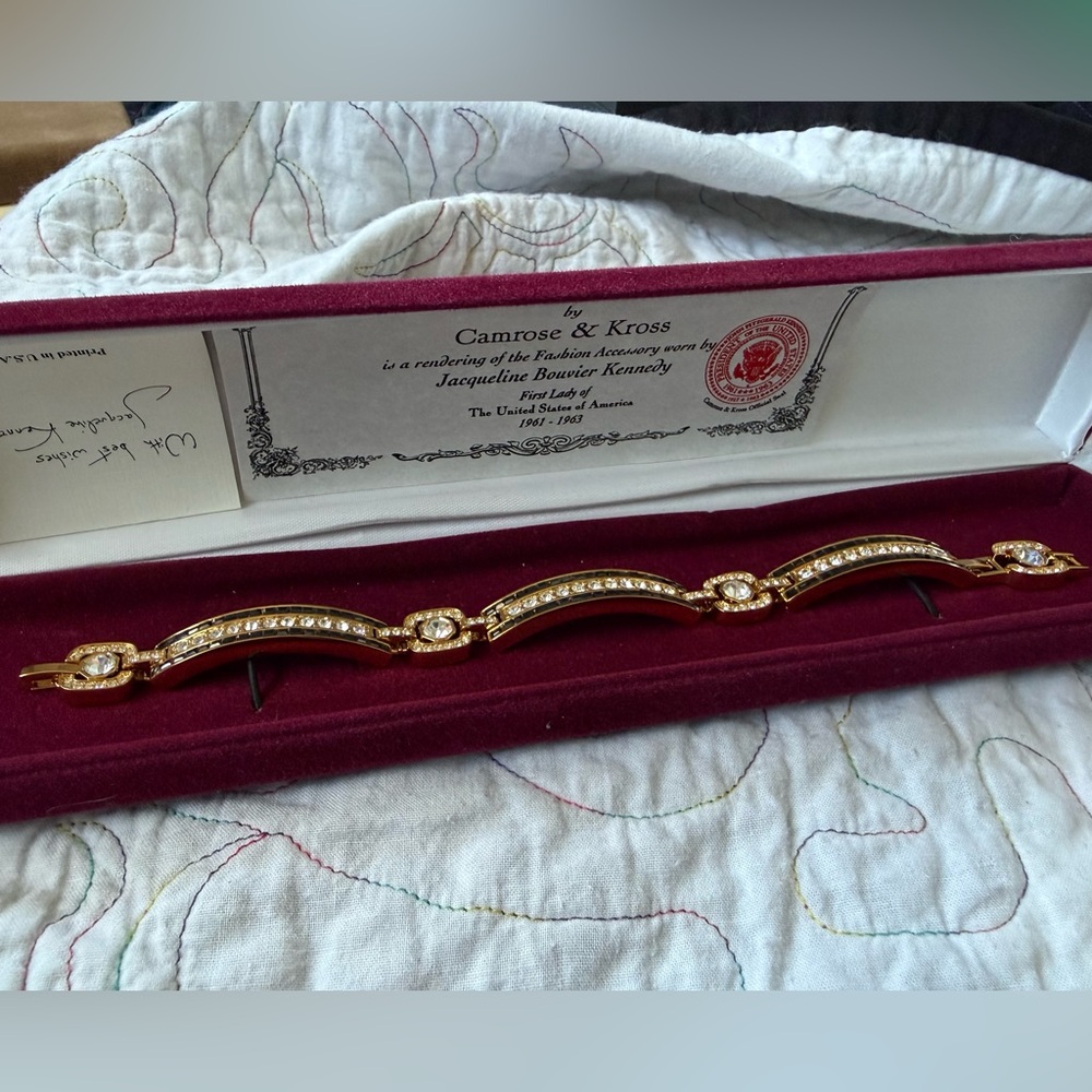 Camrose & Kross Jacqueline Kennedy Collection Gold Bracelet